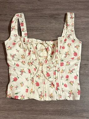 House of CB floral corset top